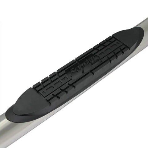 Raptor Series 0108-0593 - 3 In Round Nerf Bar Steps Polished Stainless Steel 05-06 Jeep Wrangler