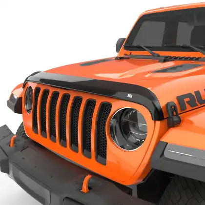 EGR 305251 - Jeep 2018+ Wrangler / 2020+ Gladiator Superguard Hood Shield - Dark Smoke