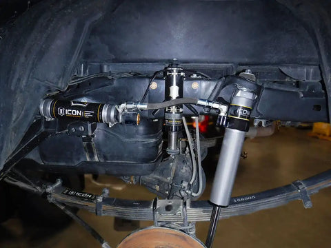 ICON Vehicle Dynamics FRDK_57826EP ICON 2005-2023 Toyota Tacoma Rear 2.5 Series RXT Remote Reservoir W/ CDEV Shocks Pair