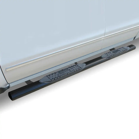 Raptor Series 0702-0648B - 4 In Oval Steps Black E-Coated Alloy Steel 19-24 Dodge Ram 1500 New Body Style Crew Cab