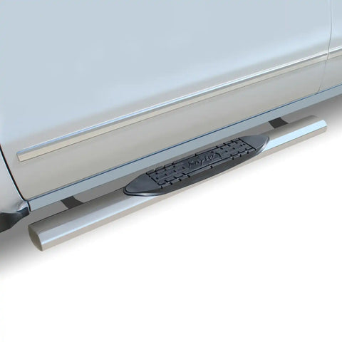 Raptor Series 0704-0304 - 4 In Oval Steps Polished Stainless Steel 07-17 Toyota Tundra Regular Cab