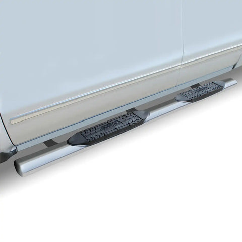 Raptor Series 0804-0259 - 5 In Oval Steps Polished Stainless Steel 05-23 Toyota Tacoma Access/Extended Cab