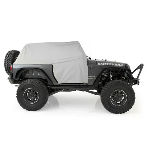Smittybilt 1068 - Cab Cover W/Door Flap Water Resistant Gray