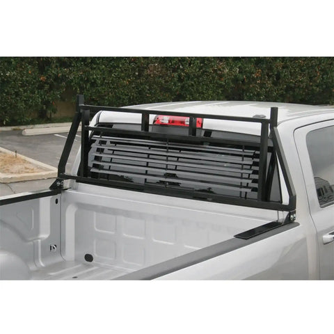 ARIES 111000 - Classic Black Steel Headache Rack, Select Chevrolet, Ford, Dodge, GMC, Ram