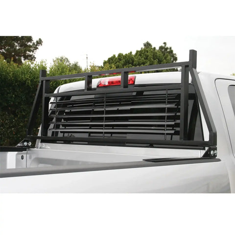ARIES 111000 - Classic Black Steel Headache Rack, Select Chevrolet, Ford, Dodge, GMC, Ram