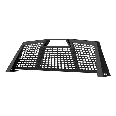 ARIES 1110110 - Switchback Black Aluminum Headache Rack, Select Chevrolet Silverado, GMC Sierra