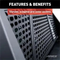 ARIES 1110112 - Switchback Black Aluminum Headache Rack, Select Ford F-150