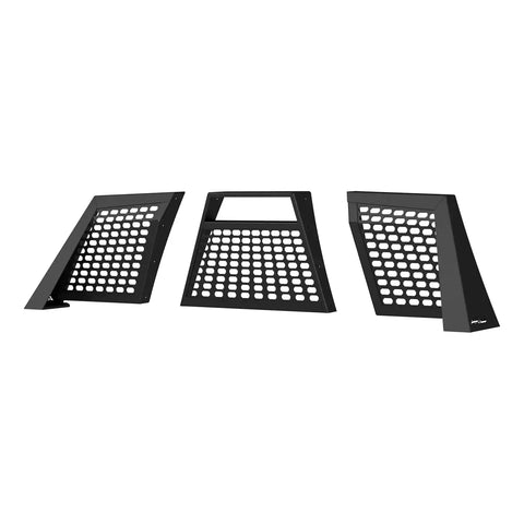 ARIES 1110114 - Switchback Black Aluminum Headache Rack, Select Toyota Tacoma