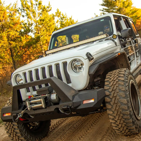 ARIES 1110313 - Jeep Wrangler JL Windshield Light Brackets, LEDs Sold Separately