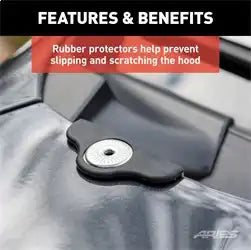 ARIES 1110315 - Universal Brackets for Hood Mounted Lights, Clamp-On LED, 2-Pack