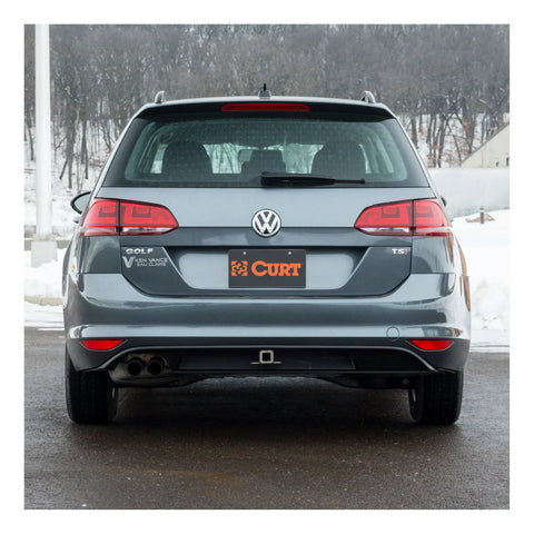 CURT 114223 - Class 1 Hitch 1-1/4in. Ball Mount Select Volkswagen Golf Alltrack SportWagen