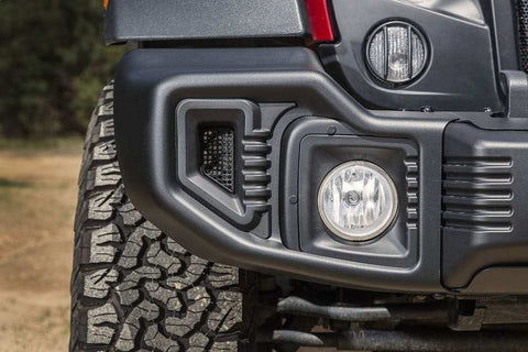 Rugged Ridge 11544.01 - Spartacus Bumper, Front, Satin Black 07-18 Jeep Wrangler JK