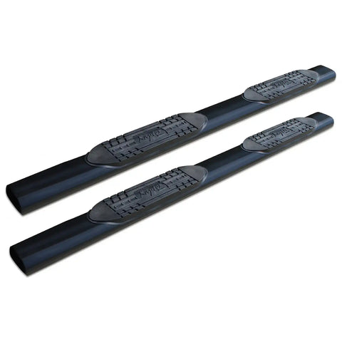 Raptor Series 1202-0173MB - 6 In Oval Steps Black E-Coated Alloy Steel 09-18 Dodge Ram 1500 19-23 Classic Quad/Extended Cab