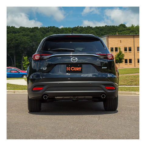 CURT 121563 Class 2 Trailer Hitch, 1-1/4 Ball Mount, Select Mazda CX-9