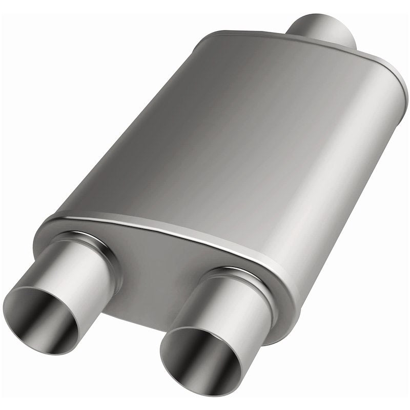 MagnaFlow straight-through muffler, side profile