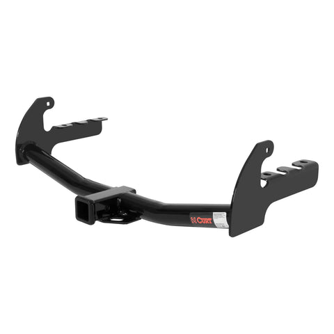 CURT 13145 Class 3 Trailer Hitch, 2 Receiver, Select Dodge Dakota (Round Tube Frame)