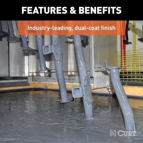 CURT 13410 Class 3 Trailer Hitch 2 Receiver Select Subaru Outback (Concealed Main Body)