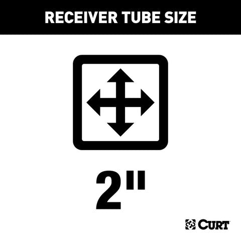 CURT 13518 Class 3 Trailer Hitch, 2 Receiver, Select Suzuki Grand Vitara, XL-7