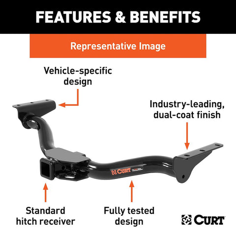 CURT 13631 CLASS 3 HITCH WITH 2-INCH RECEIVER ; 2025 CROWN SIGNIA