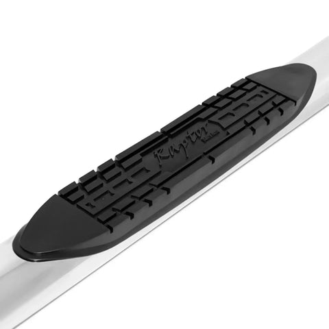 Raptor Series 1503-0044 - 4 In OE Style Curved Oval Steps Polished Stainless Steel 04-14 Ford F-150 10-14 SuperCab