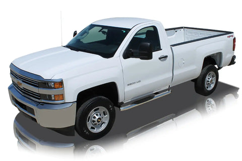 Raptor Series 1504-0304 - 4 In OE Style Curved Oval Steps Polished Stainless Steel 07-17 Toyota Tundra Regular Cab