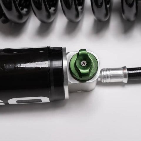 Raptor Series 150107-424500 RSO Suspension - Front 2.5 Coilover Adjustable Remote Reservoir Shocks 1-3in Lift 07-21 Toyota Tundra