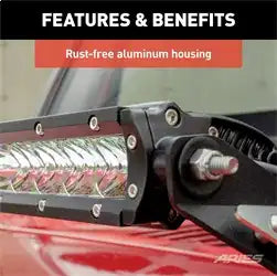 ARIES 1501260 - 10 Single-Row LED Light Bar (4,900 Lumens)