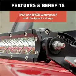 ARIES 1501302 - Jeep TJ Hood Light and Brackets
