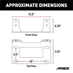 ARIES 15600FB - Winch Fairlead Mount