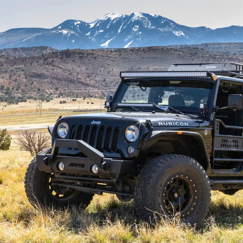 ARIES 15911 - Jeep Wrangler JK Roof Light Brackets, LEDs Sold Separately