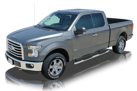 Raptor Series 1602-0291M - 5 In OE Style Curved Oval Steps Polished Stainless Steel 09-18 Dodge Ram 1500 19-23 Classic 10-24 2500/3500 Crew Cab