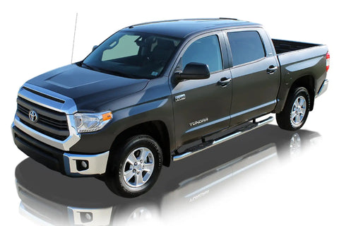 Raptor Series 1601-0346 - 5 In OE Style Curved Oval Steps Polished Stainless Steel 15-22 Chevy Colorado/GMC Canyon Extended Cab