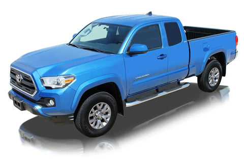 Raptor Series 1602-0482 - 5 In OE Style Curved Oval Steps Polished Stainless Steel 19-24 Dodge Ram 1500 New Body Quad/Extended Cab