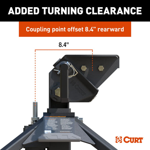 CURT 13462 Class 3 Trailer Hitch, 2 Receiver, Select Chrysler Pacifica (Except Hybrid)