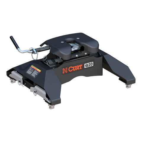CURT 16065 Q20 5th Wheel Hitch, Select Silverado, Sierra 2500, 3500 HD, 8' Bed Puck System
