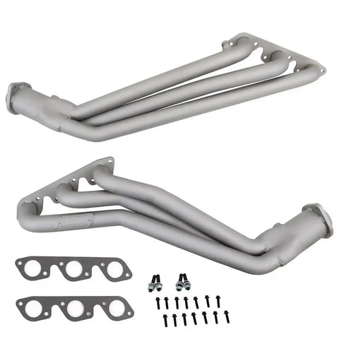 BBK Performance Parts 16390 1999-2004 FORD MUSTANG V6 1-5/8 LONG TUBE HEADERS (POLISHED SILVER CERAMIC)