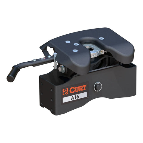 CURT 16520 - A16 5th Wheel Hitch Head Only Legs or Roller Required 16000 lbs