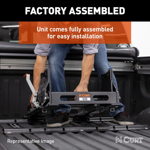 CURT 16564 S20 5th Wheel Slider, 20,000 lbs.