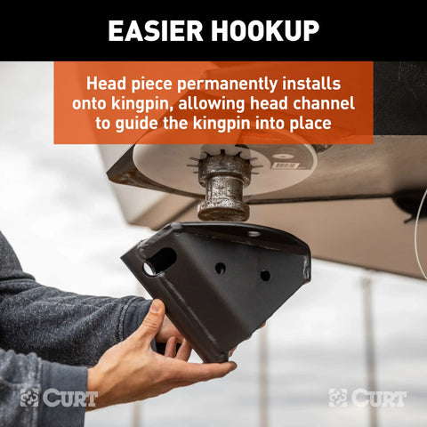 CURT 16600 CrossWing Lightweight 5th Wheel Hitch, 20,000 lbs.