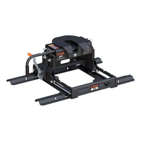 CURT 16611 E16 Sliding 5th Wheel Hitch with Rails, 16,000 lbs.