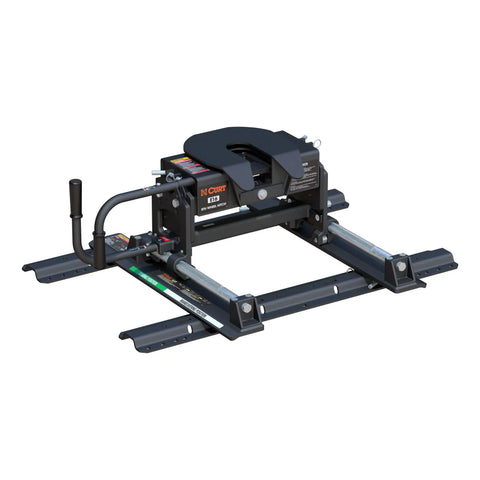 CURT 16616 E16 Sliding 5th Wheel Hitch with Rails, 16,000 lbs.