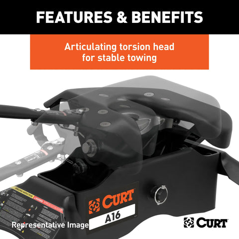 CURT 120953 - Class 2 Hitch 1-1/4in. Mount Select Chevrolet Captiva Sport Saturn Vue
