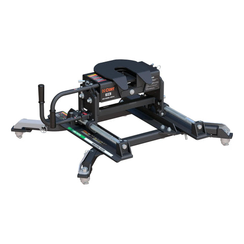 CURT 16684 E16 Sliding 5th Wheel Hitch, 16K, Select Ram 2500, 3500, 6.5' Bed Puck System