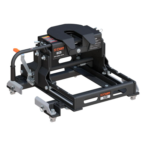 CURT 16697 E16 Sliding 5th Wheel Hitch, 16K, Select Silverado, Sierra, 6.5' Bed Puck System