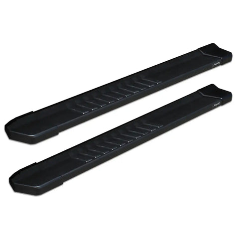 Raptor Series 1702-0220BT - 6 In OEM Style Slide Track Running Boards Black Textured Aluminum 09-18 Dodge Ram 1500 19-23 Classic 10-24 2500/3500 Regular Cab