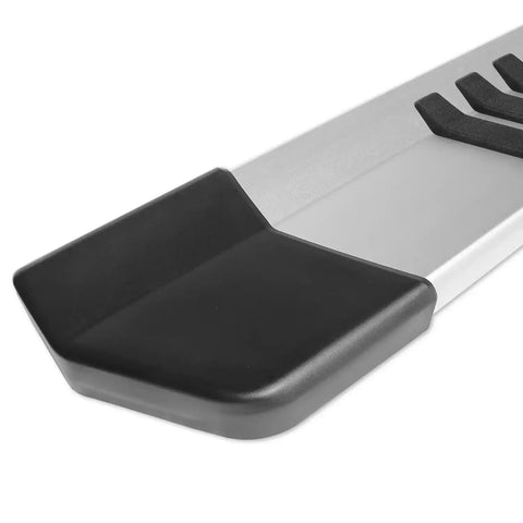 Raptor Series 1704-0378 - 6 In OEM Style Slide Track Running Boards Brushed Aluminum 05-23 Toyota Tacoma Double Cab