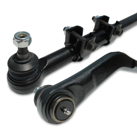 Raptor Series 170107-442200 RSO Suspension - HD Tie Rod And Drag Link Kit Black E-Coated 0-3in Lift 07-18 Jeep Wrangler JK/JKU