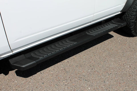 Raptor Series 1703-0388BT - 6 In OEM Style Slide Track Running Boards Black Textured Aluminum 21-24 Ford Bronco 4-Door