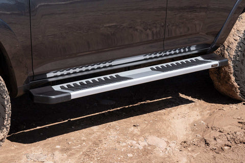 Raptor Series 1704-0144 - 6 In OEM Style Slide Track Running Boards Brushed Aluminum 10-23 Toyota 4Runner
