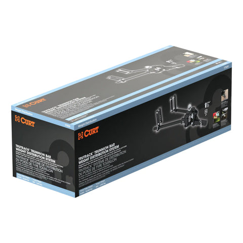 CURT 17500 TruTrack 4P Weight Distribution Hitch with 4x Sway Control, 8-10K